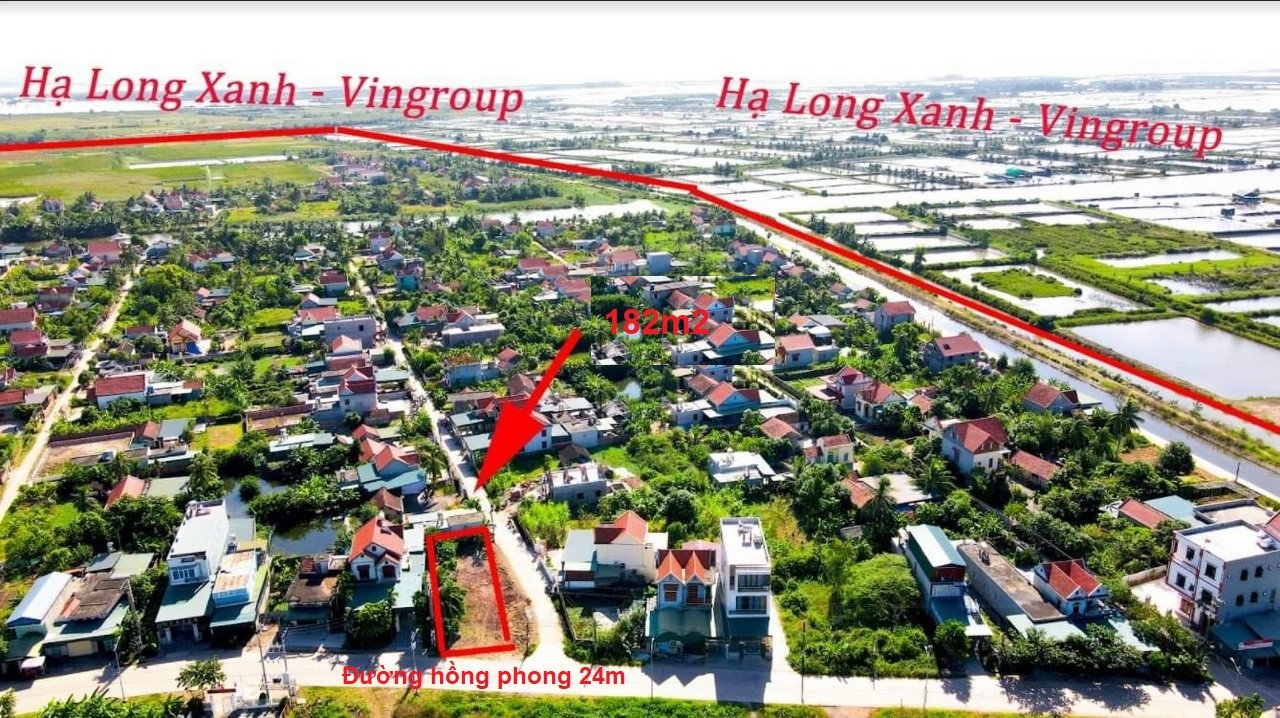 Bán 182m2 MT Hồng Phong 24m gần Vicom Quảng Ninh