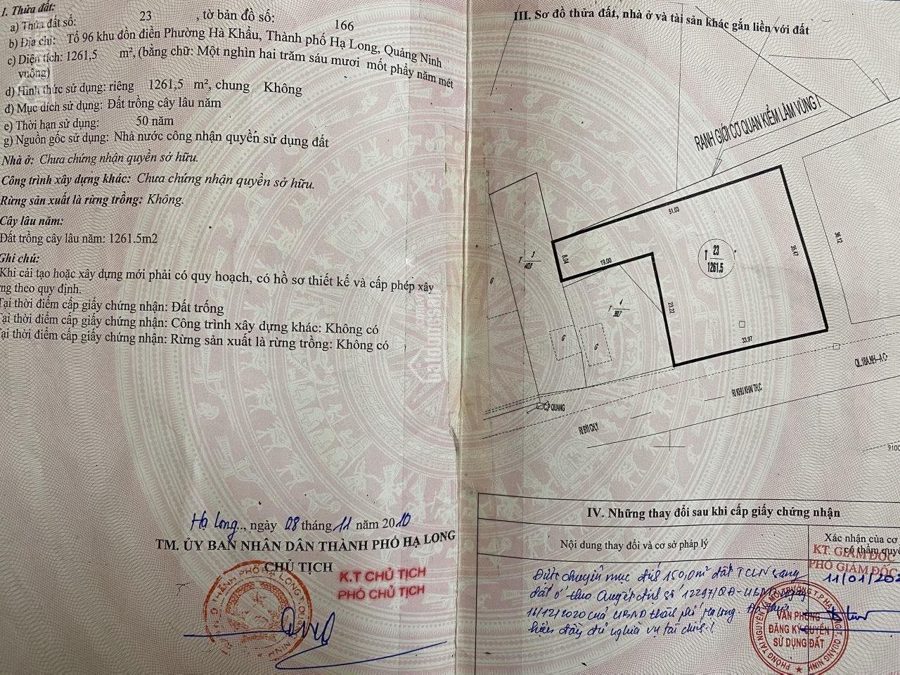 Chính chủ bán đất sát mặt đường Quốc Lộ ở ngã 3 Hùng Thắng, Hạ Long, gần dự án Hạ Long Xanh VinGroup