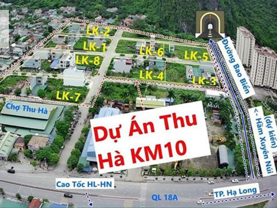 Chính chủ bán nhanh đất dự án Thu Hà vị trí đẹp nằm sát Quốc Lộ 18A, P.Quang Hanh, TP. Cẩm Phả